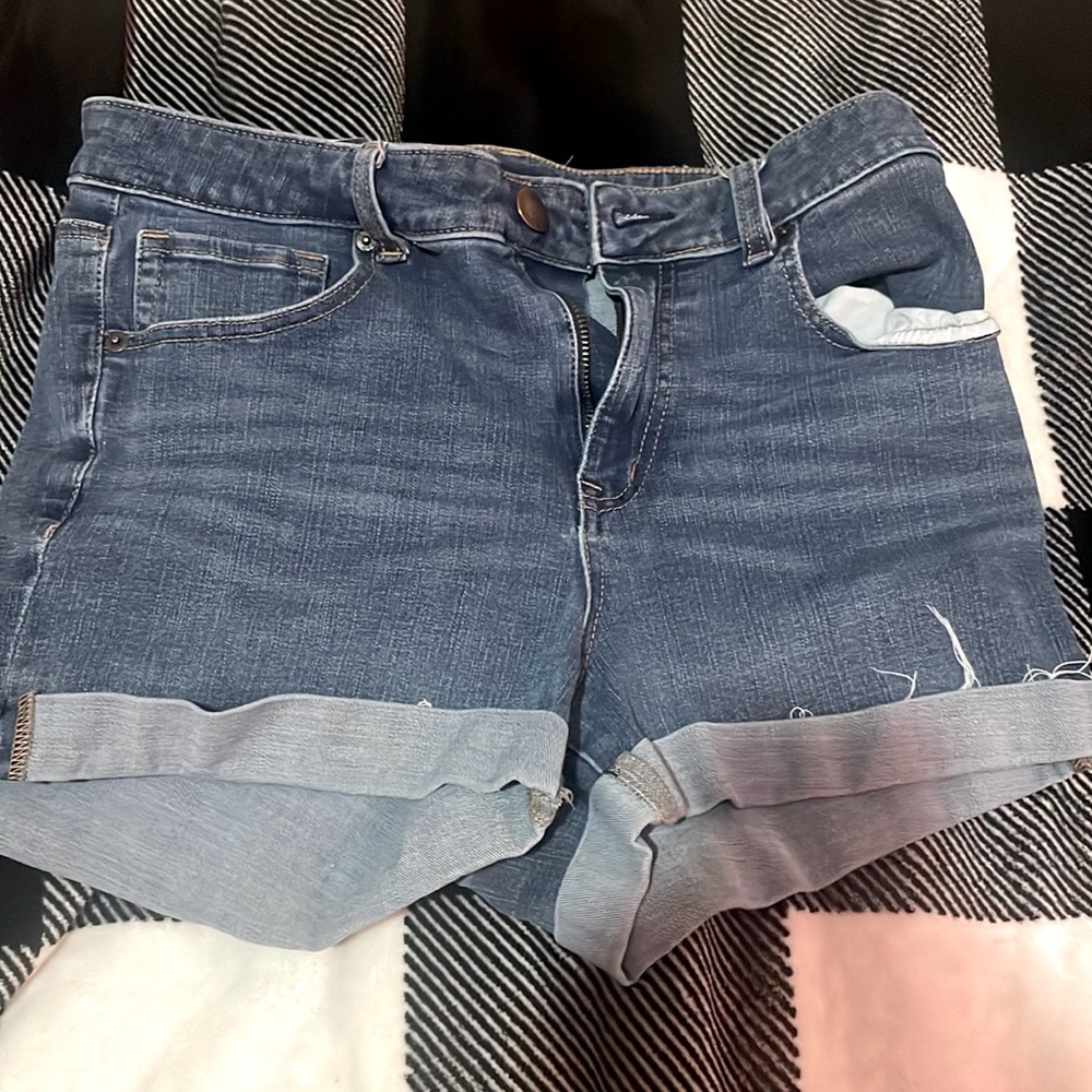 Dark Wash Jean Shorts